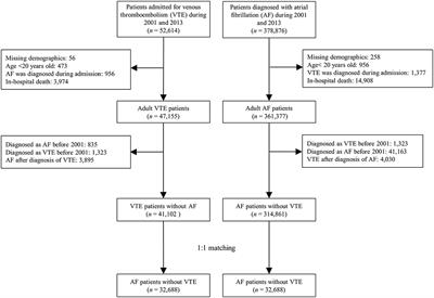 Differential Presentations of Arterial Thromboembolic Events Between Venous Thromboembolism and Atrial Fibrillation Patients